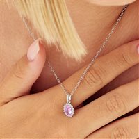 Collana Brosway Donna FANCY VIBRANT PINK in Argento Zirconia FVP13 - FVP13